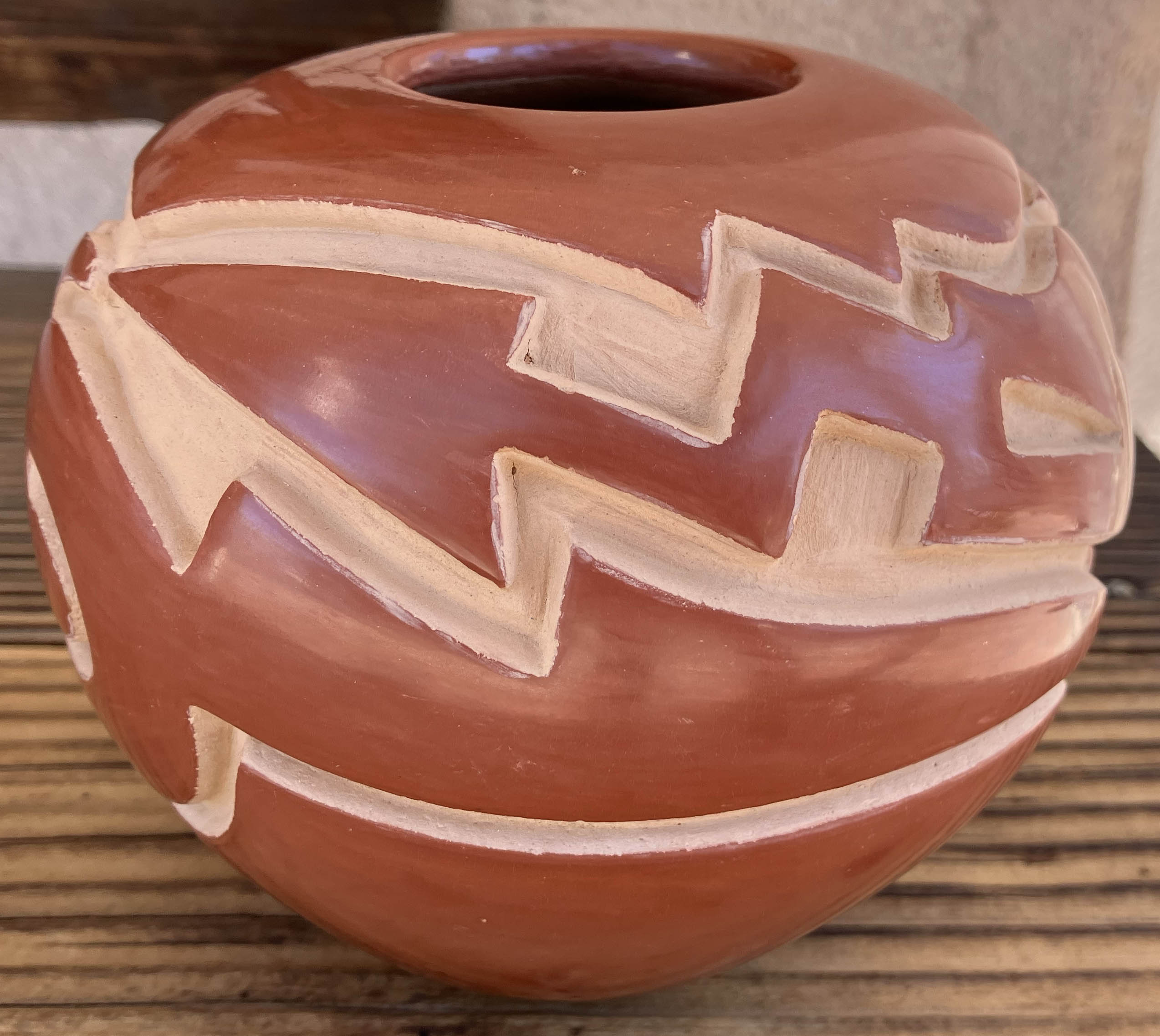 Vickie Martinez | Santa Clara Pueblo Carved Pot | Penfield Gallery of Indian Arts | Albuquerque, New Mexico